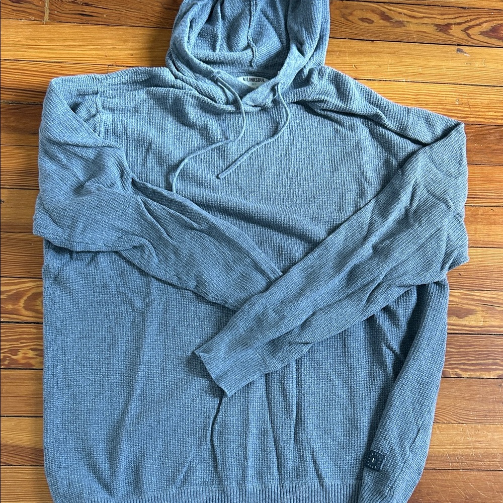 Linksoul Heathered Gray Hoodie